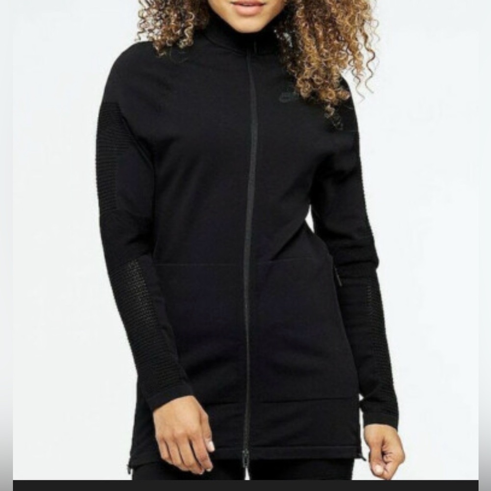 Nike Sportswear Women's Tech Pack Black Knit Jacket size M